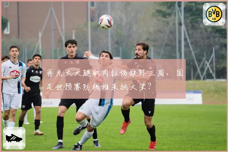 蒋光太大腿肌肉拉伤缺阵三周，国足世预赛防线谁来挑大梁？