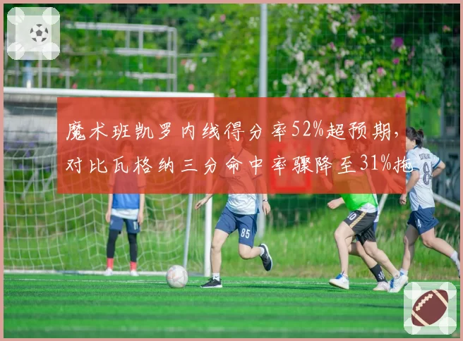 魔术班凯罗内线得分率52%超预期，对比瓦格纳三分命中率骤降至31%拖累进攻